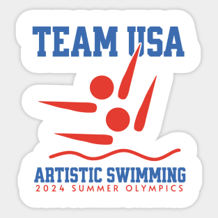 Artistic Swimming - Team USA - Summer Olympics Sticker